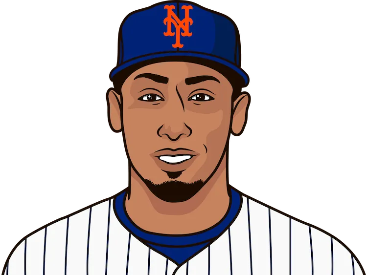 Illustration of Edwin Díaz wearing the New York Mets uniform