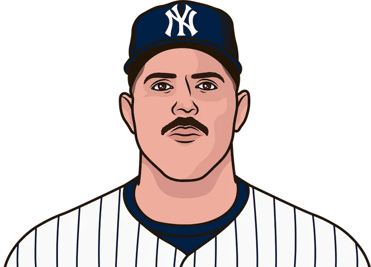 Illustration of Carlos Rodón wearing the New York Yankees uniform