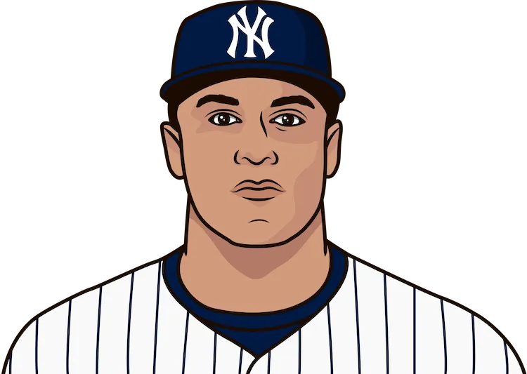 Illustration of Giancarlo Stanton wearing the New York Yankees uniform