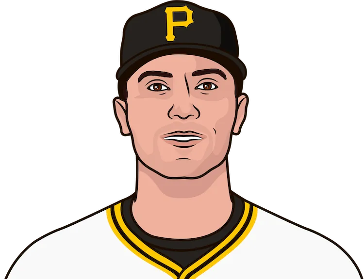 Illustration of Adam Frazier wearing the Pittsburgh Pirates uniform