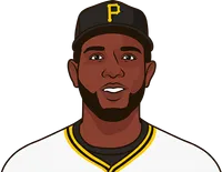 Illustration of Marcell Ozuna wearing the Pittsburgh Pirates uniform