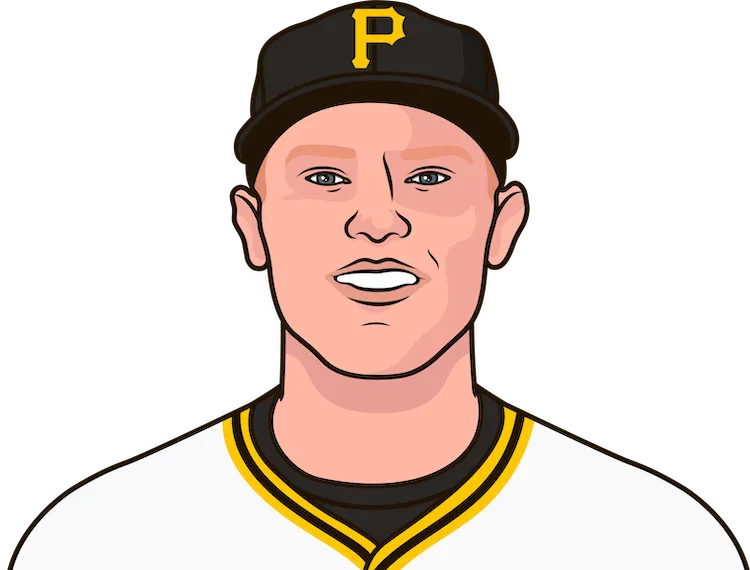 Illustration of Mitch Keller wearing the Pittsburgh Pirates uniform