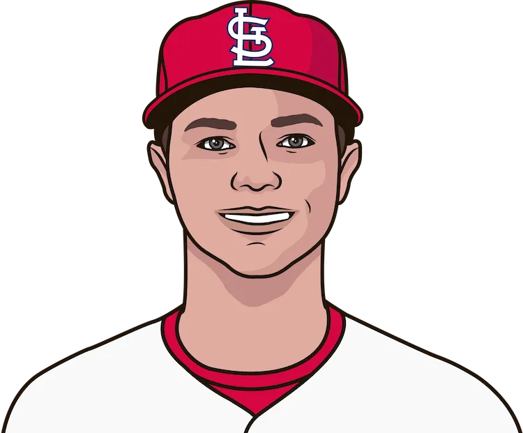 Illustration of Sonny Gray wearing the St. Louis Cardinals uniform