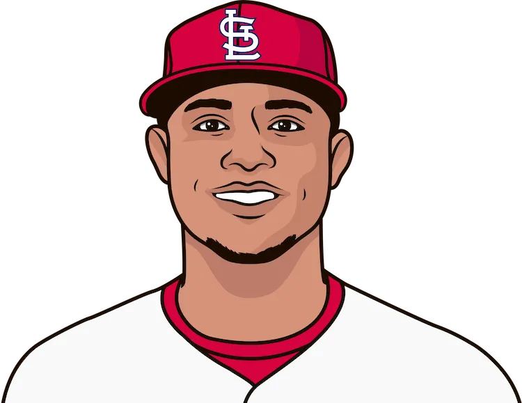 Illustration of Willson Contreras wearing the St. Louis Cardinals uniform