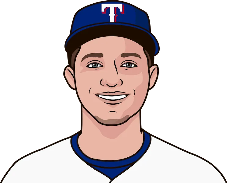 Illustration of Corey Seager wearing the Texas Rangers uniform