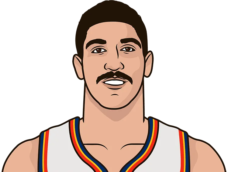 enes kanter freedom most points in a playoff game