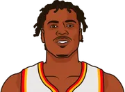 Illustration of Buddy Hield wearing the Atlanta Hawks uniform