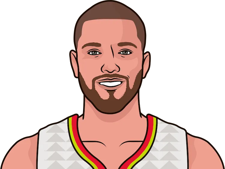 chandler parsons stats with the hawks