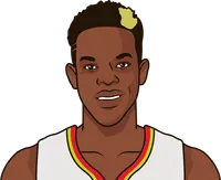 who was the last hawks player to score 40 points in a game