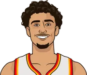 Illustration of Zaccharie Risacher wearing the Atlanta Hawks uniform