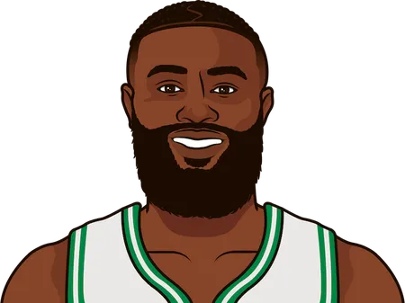 how many points did jaylen brown average in the first quarter for the last 4 games