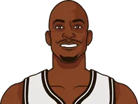 kevin garnett stats with the nets