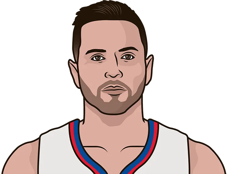 Illustration of JJ Redick wearing the L.A. Clippers uniform