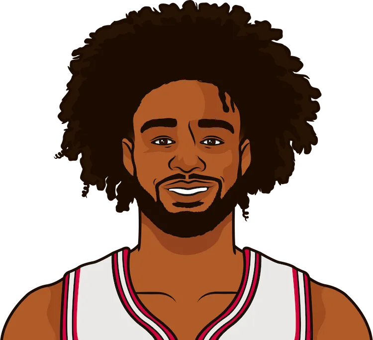 Illustration of Coby White wearing the Chicago Bulls uniform
