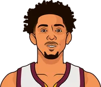 cameron payne stats with the cavaliers