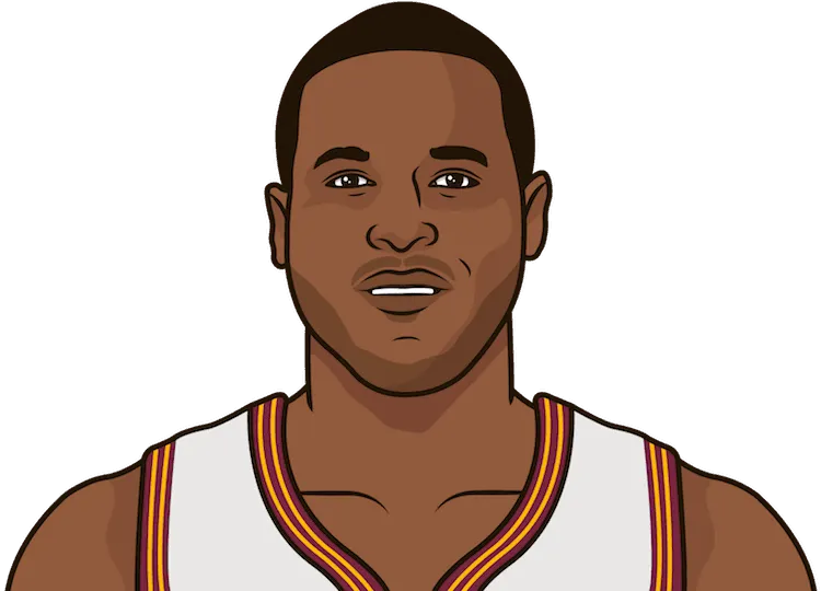 Illustration of Dion Waiters wearing the Cleveland Cavaliers uniform