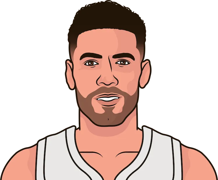 Illustration of Georges Niang wearing the Cleveland Cavaliers uniform