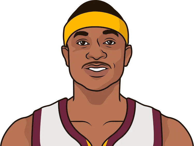 isaiah thomas stats with the cavaliers
