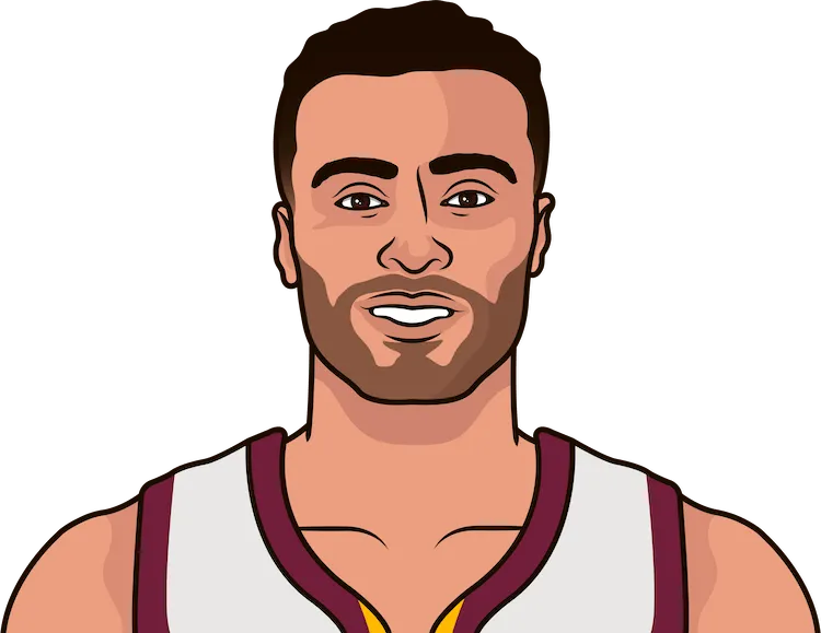 larry nance jr. stats with the cavaliers