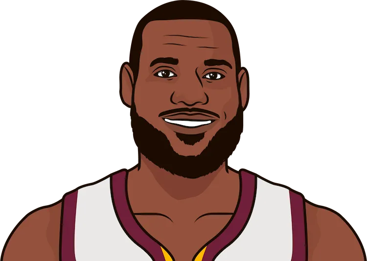 lebron james stats march 2018