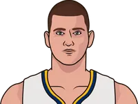 Who was the last center with two triple-doubles in a postseason?