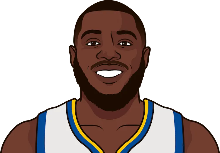 Illustration of Eric Paschall wearing the Golden State Warriors uniform