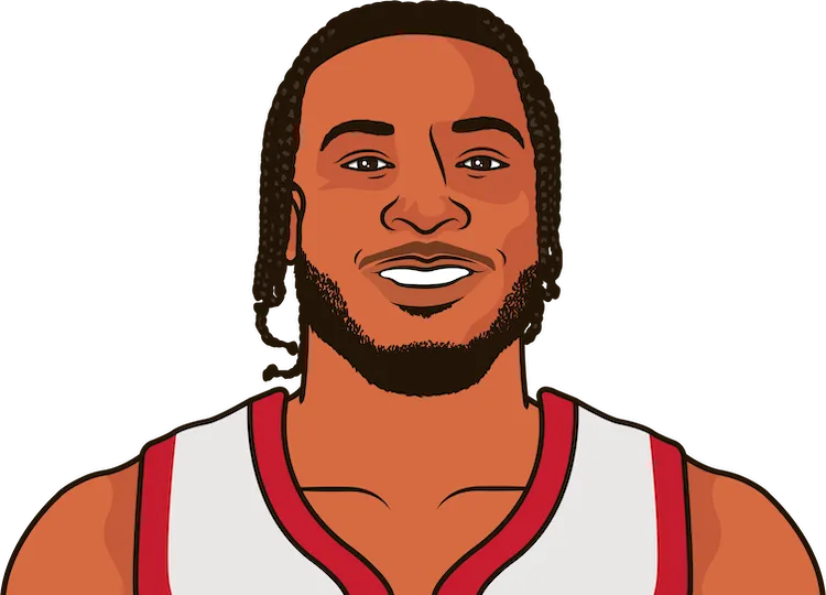 Illustration of Cam Whitmore wearing the Houston Rockets uniform