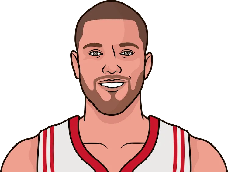 Illustration of Chandler Parsons wearing the Houston Rockets uniform