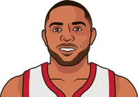 eric gordon most blocks in a playoff game