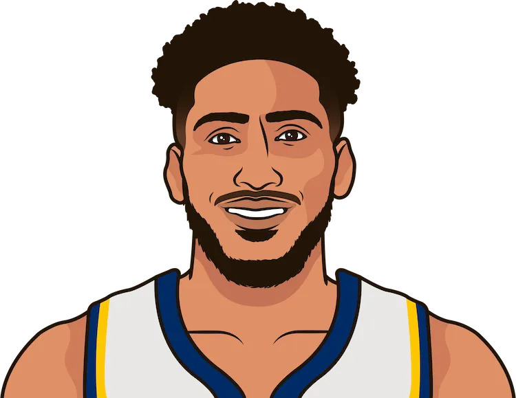 Illustration of Obi Toppin wearing the Indiana Pacers uniform
