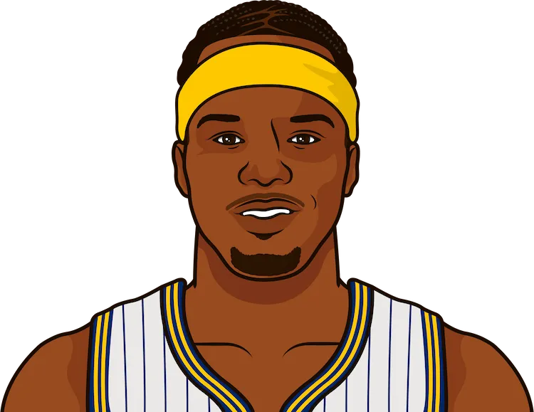 Illustration of Jermaine O'Neal wearing the Indiana Pacers uniform