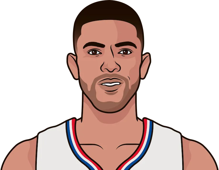 Illustration of Austin Rivers wearing the L.A. Clippers uniform