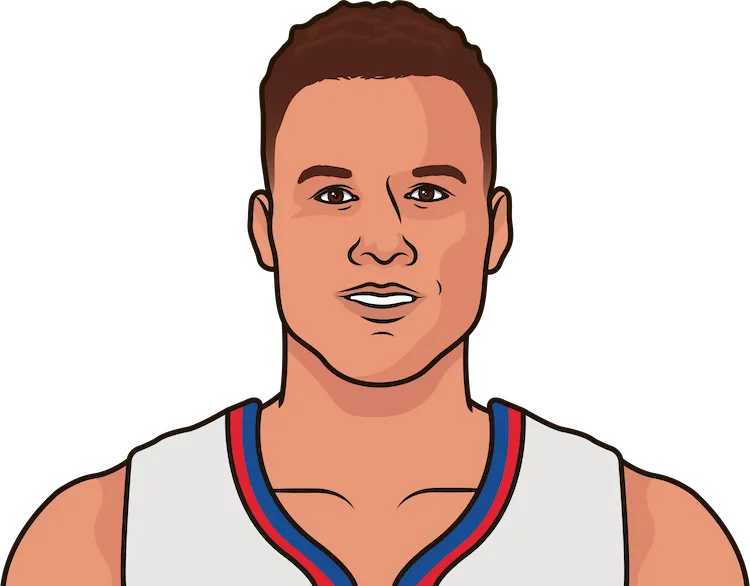 Illustration of Blake Griffin wearing the Los Angeles Clippers uniform