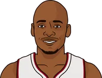 ray allen stats with the heat