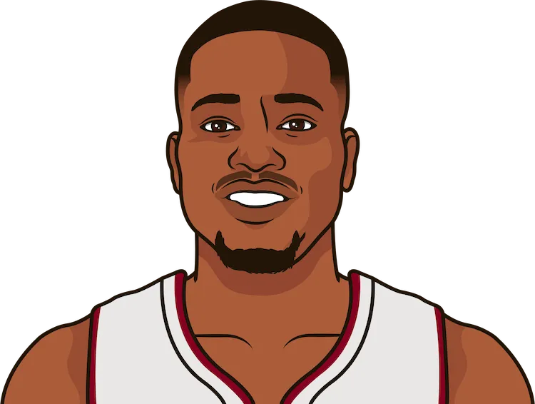 Illustration of Terry Rozier wearing the Miami Heat uniform