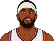 Illustration of Royce O'Neale wearing the Phoenix Suns uniform