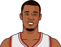 rodney hood last 5 games vs t-wolves