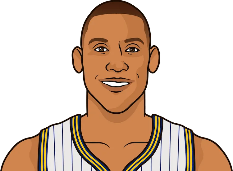 Illustration of Reggie Miller wearing the Indiana Pacers uniform