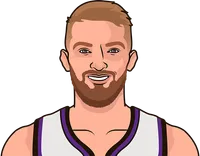 domantas sabonis last 5 gms vs. grizzlies