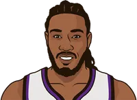 kings players stats with and without sabonis last year