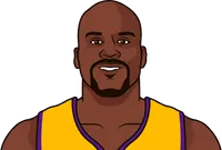 how many teammates did shaq play for