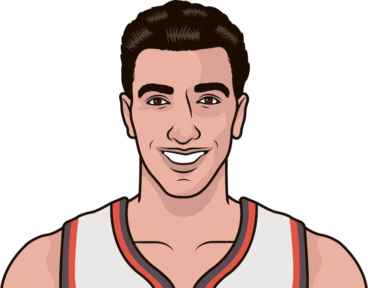 Illustration of Dolph Schayes wearing the Syracuse Nationals uniform