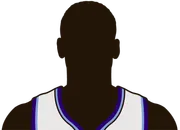Illustrated silhouette of a player wearing the Utah Jazz uniform