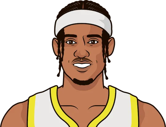how many games has jordan clarkson made 5 threes