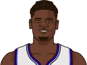 Illustration of Mo Bamba wearing the Utah Jazz uniform
