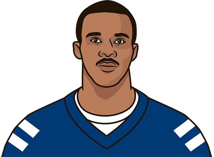 Illustration of Marvin Harrison wearing the Indianapolis Colts uniform