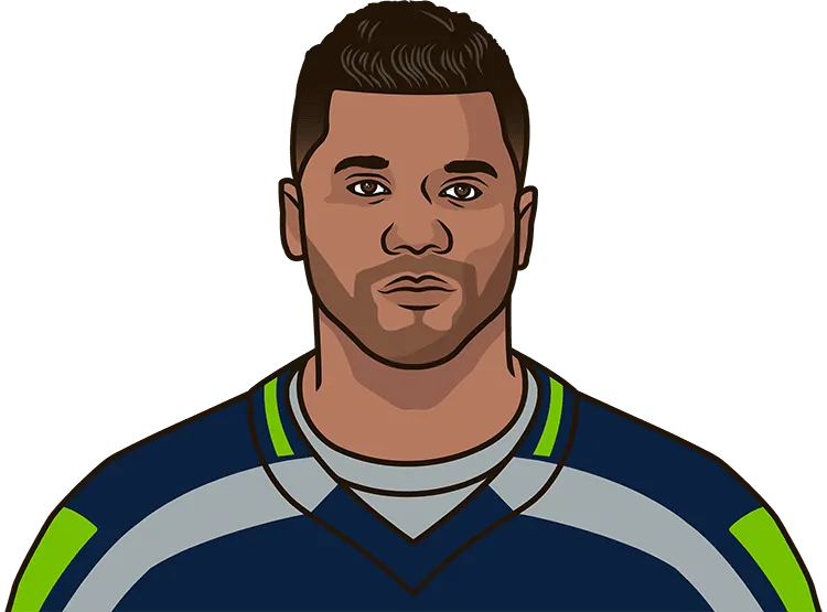 What are the most passing yards in a game by Russell Wilson?