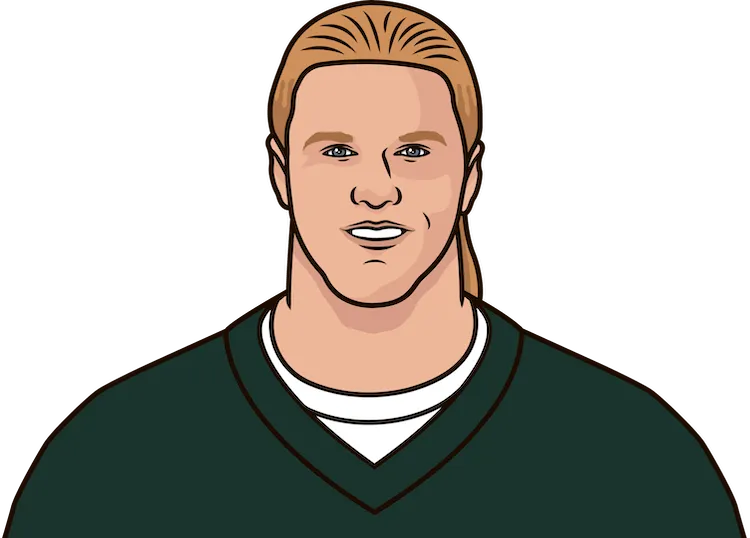Illustration of Clay Matthews wearing the Green Bay Packers uniform