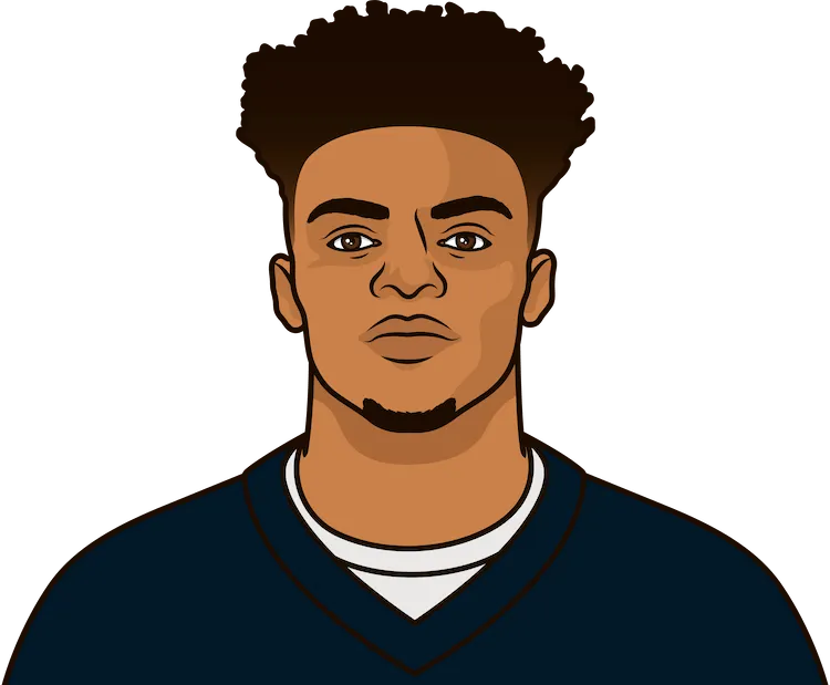 Illustration of Justin Fields wearing the Chicago Bears uniform