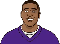 Who was the first Vikings player with 3 career games with 3+ REC TD?
